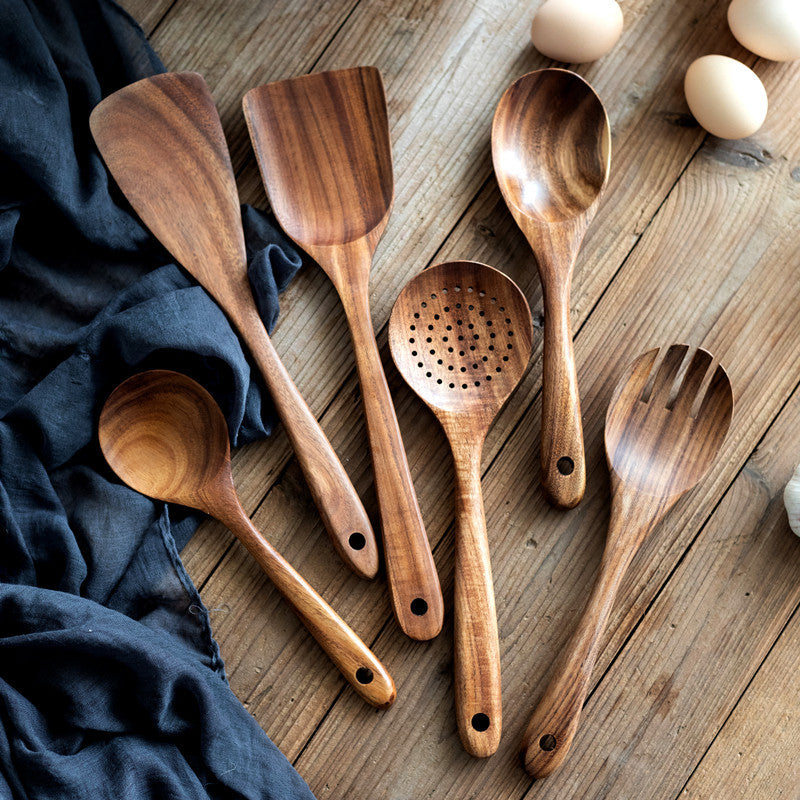 Pure Teak Kitchen Utensils
